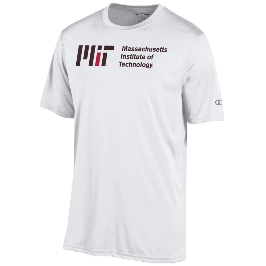 Mit Athletic Mens Tee Shirt, White